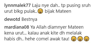 Yana Samsudin Nak Berurut, Netizen Terhibur Gelagat Mateen Potong Turn. Tak Nangis, Siap Tukar Posisi Lagi 10 Yana Samsudin Nak Berurut, Netizen Terhibur Gelagat Mateen Potong Turn. Tak Nangis, Siap Tukar Posisi Lagi