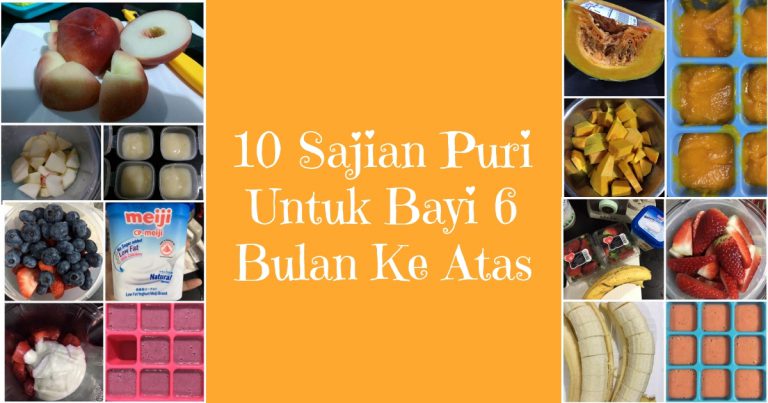 Puri Buah Mudah Dimasak & Melawaskan. Memang Favourite Bayi 6 Bulan Ke Atas