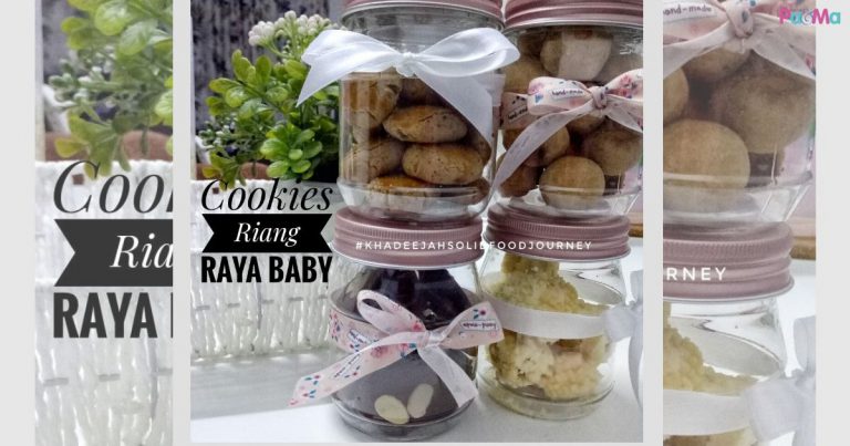 Biskut Raya Sihat Tanpa Gula, Garam & Pewarna Untuk Bayi, Mudah Dibuat Dan Sedap
