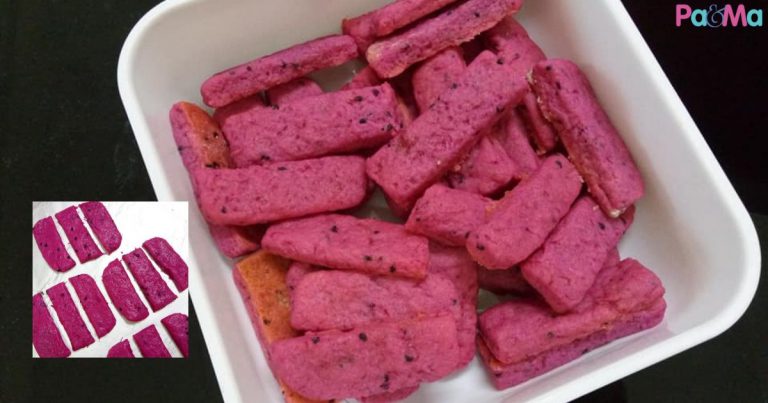 Comelnya Biskut Baby Merah Jambu, Tak Guna Pewarna Tiruan. Gerenti Cair Di Mulut
