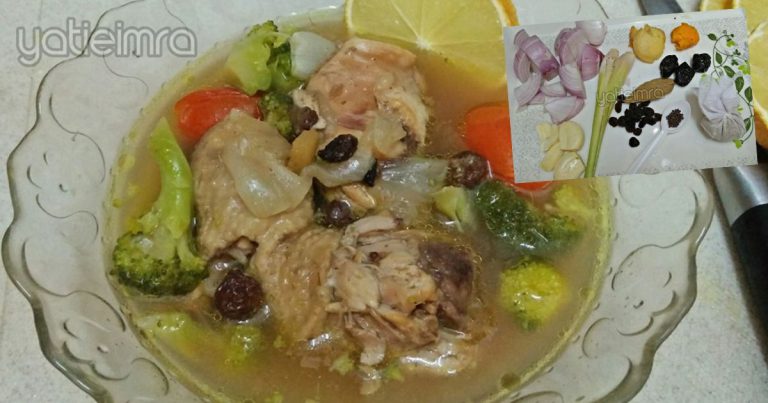 Sup Rebusan Tulang Ayam Istimewa. Bagus Untuk Si Kecil Demam, Tiada Selera Makan