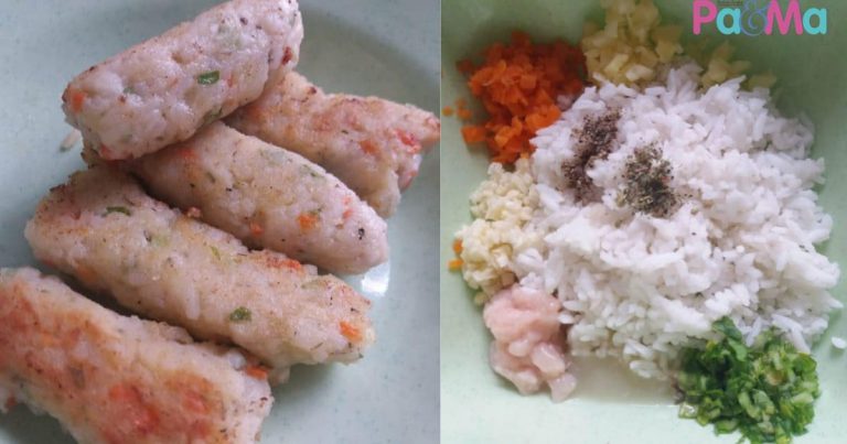 Kecahnya Anak Makan Nasi, Grilled Rice Stick Mudah Anak Nak Pegang, Bawa Bekal Hujung Minggu Pun Senang!