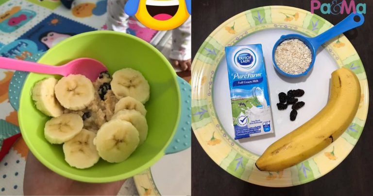 Banana Oat, Sarapan Sepantas Kilat Tapi Mampu Kenyangkan Anak Pada Tempoh Yang Lama!