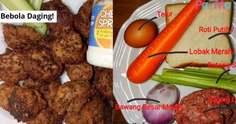 Bagi Dia Pegang Baru Selera Makan, Bebola Daging Homemade, Finger Food Istimewa Buat Anak!
