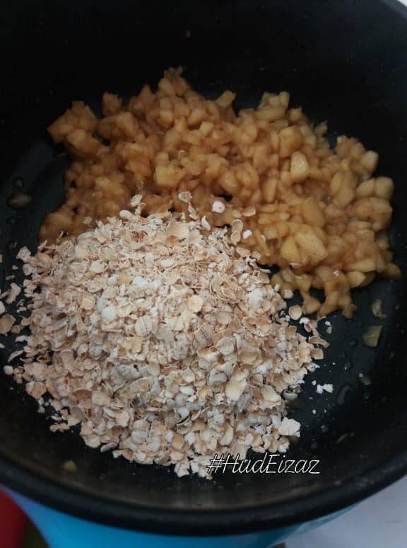 Makan Buah Segar Tak Nak, Tapi Bila Olah Anak Makan Sampai Habis, Cuba Chewy Apple Oat Ni!