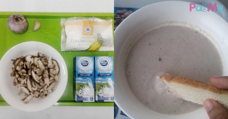 Tak Payah Beli, Buat Sendiri Sup Cendawan. Resipi Ini Terlajak Sedap!
