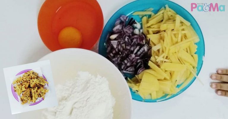 Potong Kentang Nipis-Nipis, Jadikan Cucur Rangup Bersalut Untuk Sarapan Anak, Sedapnya!