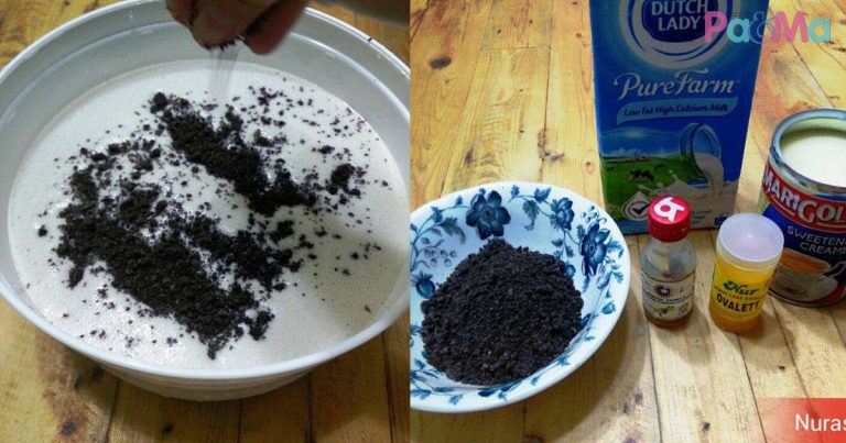 Tak Payah Beli, Belanja Anak-Anak Aiskrim Homemade Oreo Ala-Ala McD, Ibu Ni Kongsikan Resipinya!