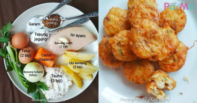 Anak Kurang Makan, Buatkan Bergedil Ringkas Macam Ni Pun Dah Kenyangkan Anak, Sedap!