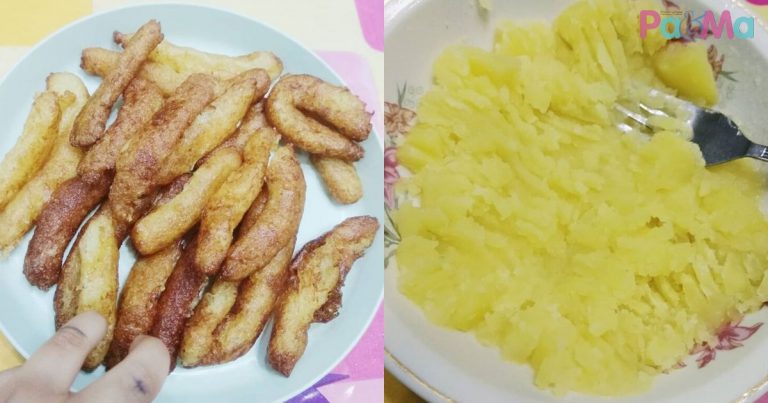 Potato Churros Homemade Versi Bayi, Tak Ada Nozzel Pakai Piping Beg Pun Ok!