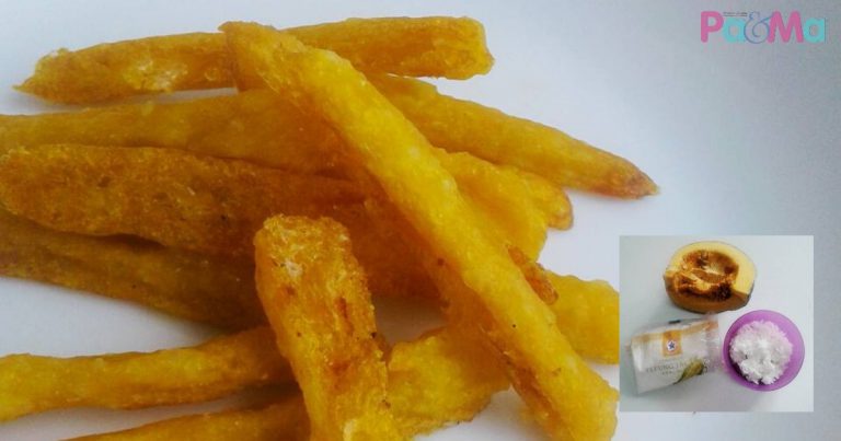 Bukan Kentang Tapi Labu Goreng Campur Nasi, Pumpkin Stick Homemade Ni Mama Wajib Cuba!