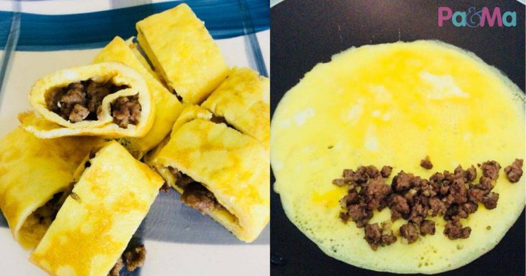 Tak Perlu Berat, Resipi Ringkas Pun Anak Happy, Telur Gulung Kaya Protein, Anak Makan Berebut!