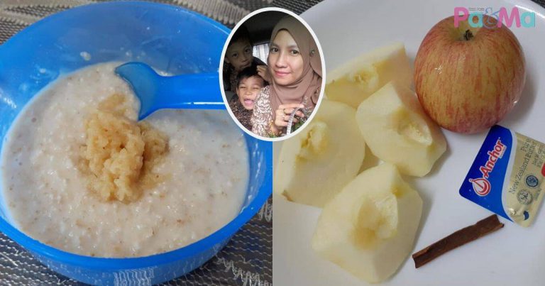 Epal Karamel Kayu Manis Dengan Oat, Rasa Semulajadi Buat Anak Makan Laju!