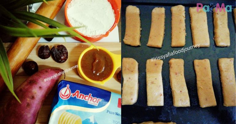 Khasiat Kurma & Keledek Bergabung, Finger Food Terbaik Untuk Anak, Buatkan Biskut Ni!