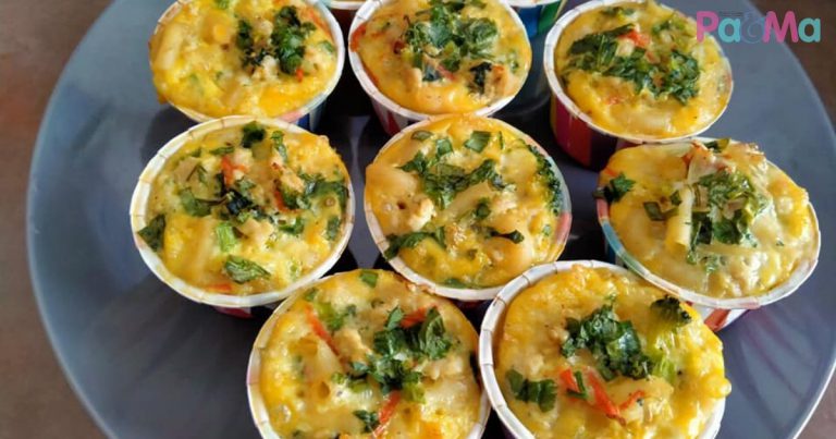 Anak Kenyang Dan Tinggi Protein, Sediakan Egg Muffins Dengan Pasta Ni!