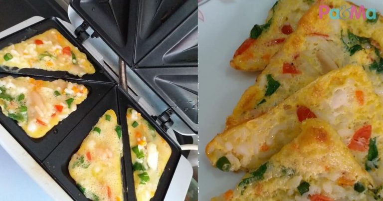 Mudahnya Buat Sarapan Ni, Guna Pembakar Roti Je, Tak Sampai 5 Minit Toasted Rice Siap!