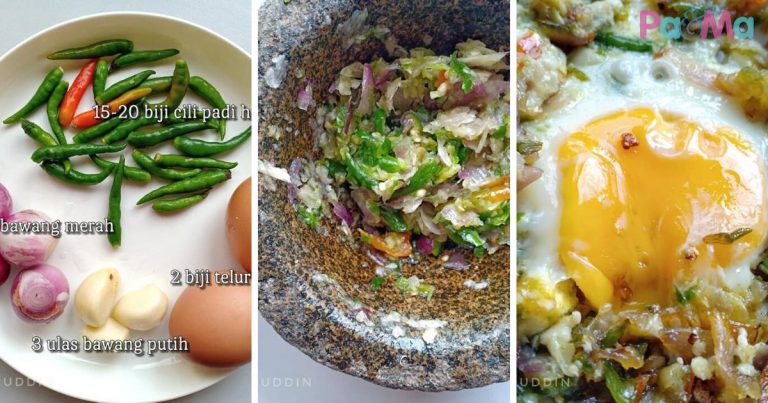 Resipi Telur Mata Sambal Hijau, Menu Jimat Paling Terangkat, Sedap!