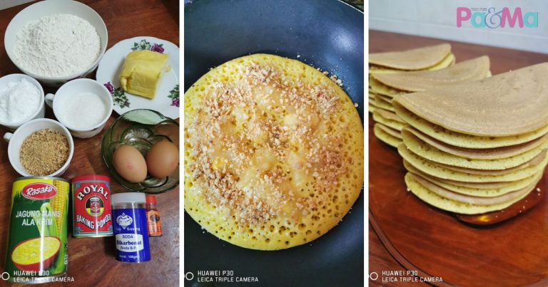 Buat Sendiri Apam Balik, Tak Perlu Perap, Lembut Gebu & Penuh Inti, Ibu Ni Kongsikan Resipinya!
