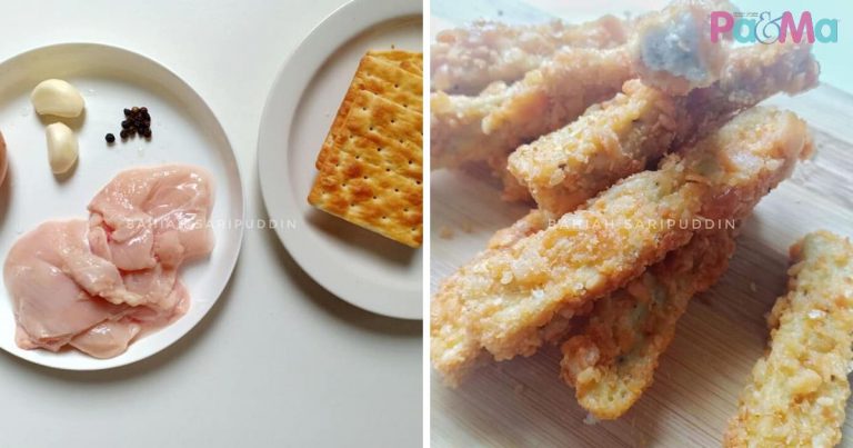 Crispy Chicken Finger Guna Biskut Cream Cracker Je, Jimat Tapi Sedap!