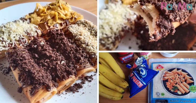 Anak Tak Makan Sayur, Boleh Cuba Popis, Popia Campur Pisang Paling Awesome Untuk Puasa Nanti!