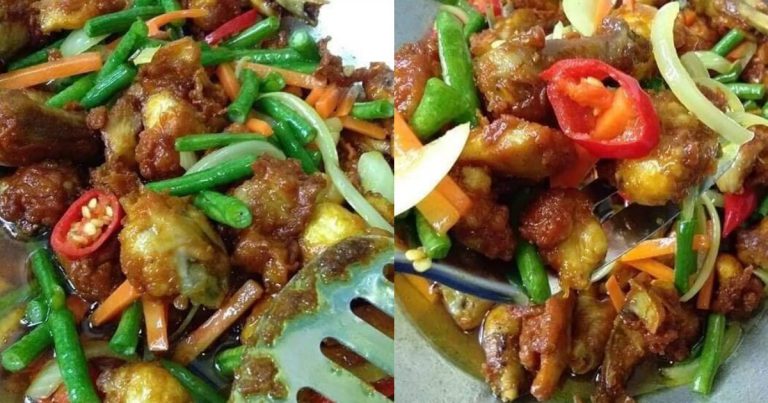 Ayam Goreng Kunyit ‘Letops’, Gaul Serbuk Kari! Makan Nasi Panas-Panas Letak Kicap