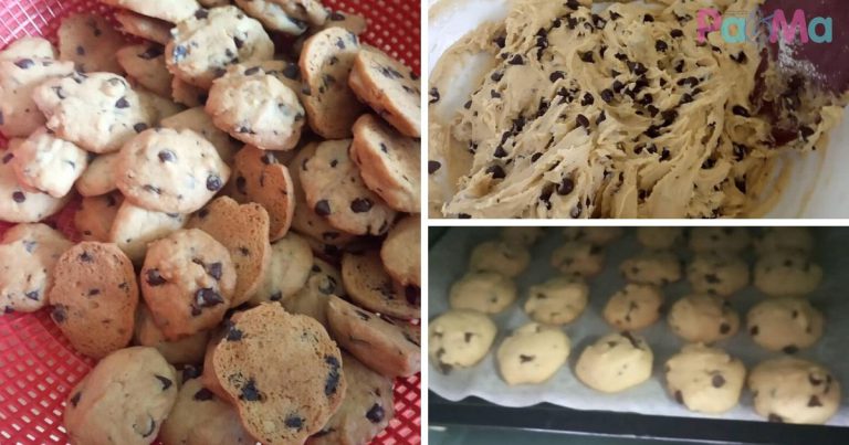 Biskut ‘Kuarantin’ Coklat Chip Rangup & Sedap, Guna Senduk Je, Paling Mudah!