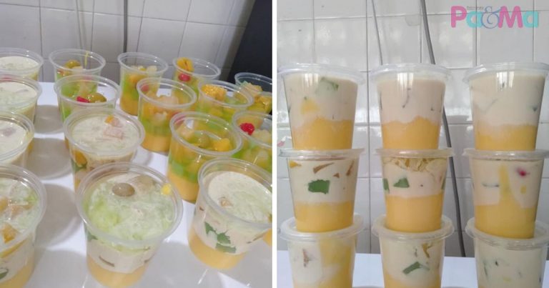 Puding Kastard Cocktail 3 Layer, Paling Senang Nak Buat, Confirm Anak Suka!