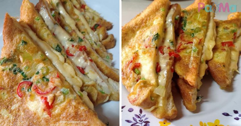 Mudahnya Buat Roti Telur Cheese Meleleh Ni, 3 Langkah Saja Siap Tersedia Untuk Anak, Pantas!