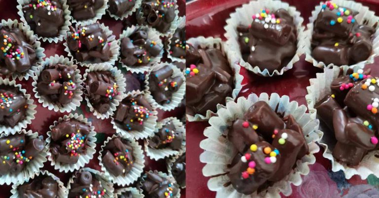 Resipi Kulit Popia Salut Coklat Viral, Kuih Raya Paling Mudah Nak Buat. Confirm Jadi!