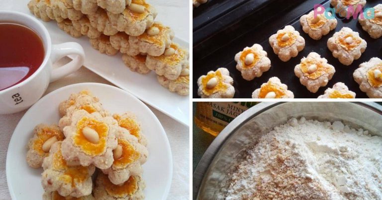Biskut Mazola Legend Gebu & Cair Di Mulut, 5 Bahan Je, Nak Buat Pun Senang Sangat!