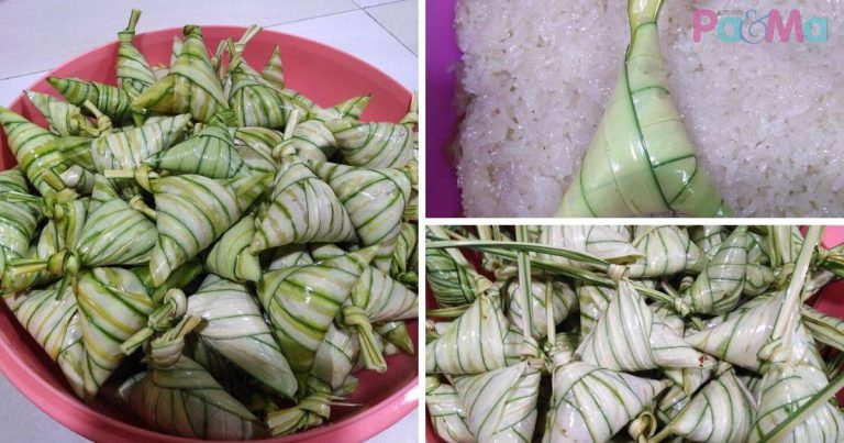 Buat Sendiri Ketupat Palas Berlemak Untuk Raya, Tak Susah Pun, Sedap!