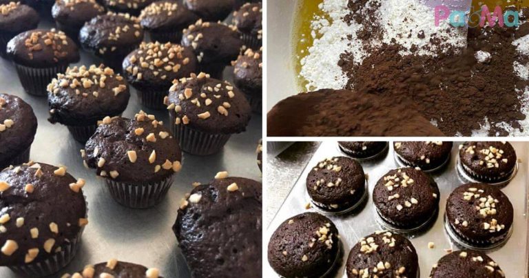 Muffin Raya Gebu Gebas, Resipi Super Senang, Anak Makan Berebut!