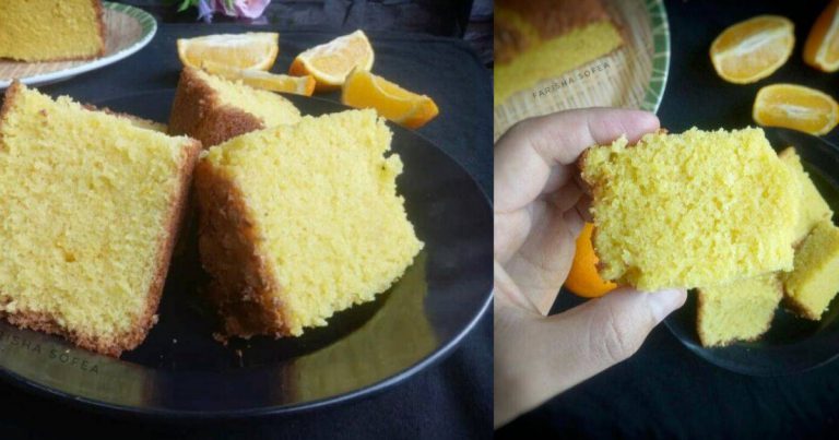 Resipi Morrocan Orange Cake, Rasa Masam Manis. Jadi Favourite Anak-Anak!
