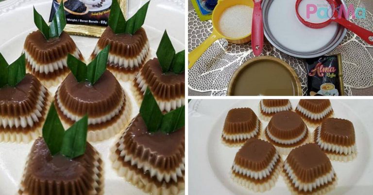 Puding Alma Coffee Empat Layer, Nikmatnya Makan Sejuk-Sejuk!