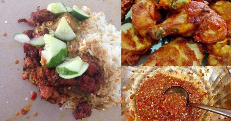 Nasi Ala Kak Wook. Kuah Pekat, Ayam Goreng Panas. Makan Sepinggan Tak Cukup!
