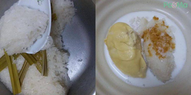 Nak Masak Pulut Bagi Sekata & Tak Berkerak Tanpa Perlu Kukus Ada Tekniknya. Pulut Durian Resipi Mudah