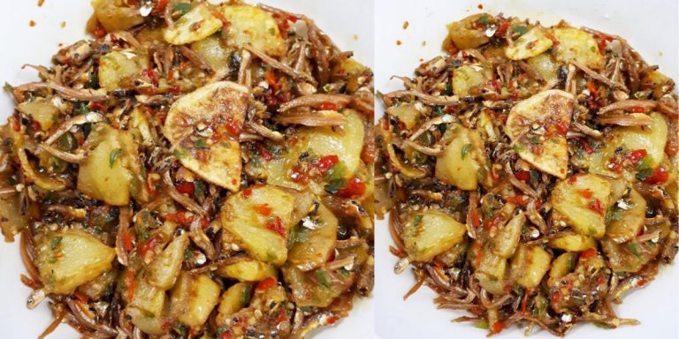 Resipi Sambal Kentang & Ikan Bilis Goreng Rangup Viral Sampai 58k Share! Simple je