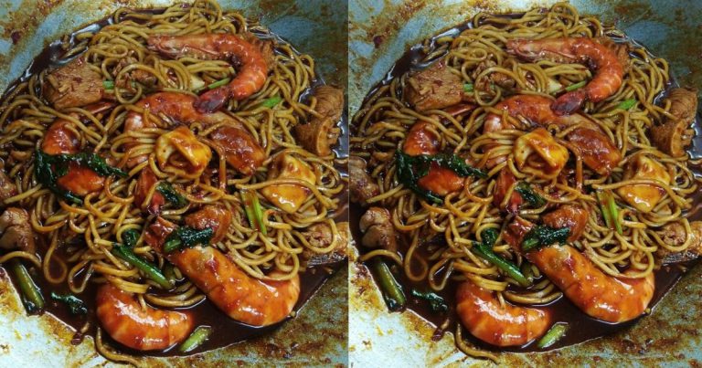 Resipi Mi Goreng Basah Berlemoih Mulut, Dia Punya Sedap Tak Boleh Bawa Bincang!