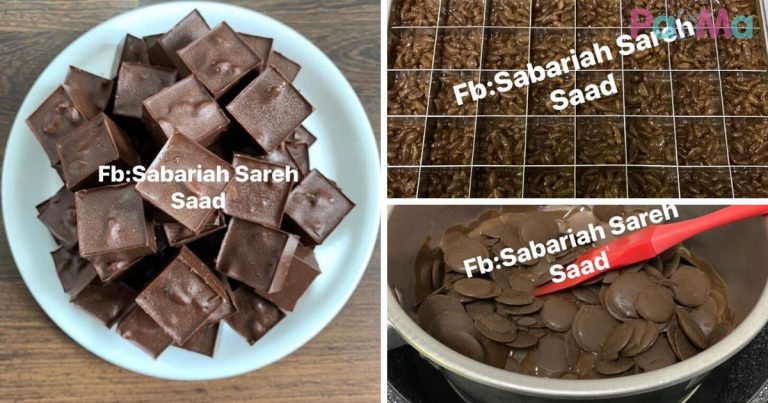 Buatkan Chocolate Bar Crunchy Simple Dengan Anak-Anak, 2 Bahan Je Dah Jadi!