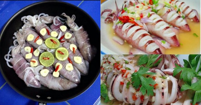 Sotong Kukus Limau Marvelous! Pembuka Selera Menggantikan Menu Berkuah
