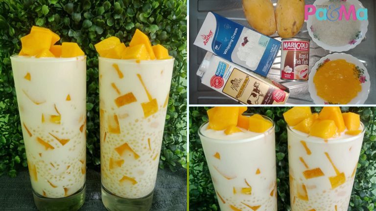 Air Mango Dessert Untuk Berbuka, Manis & Berlemak, Sedapnya!