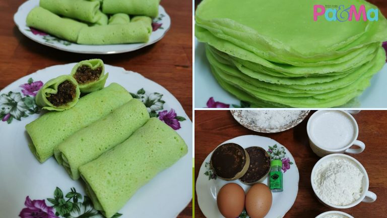 Sedapnya Kuih Ketayap Ni, Inti Penuh Puas Makan, Mudahnya Nak Buat!