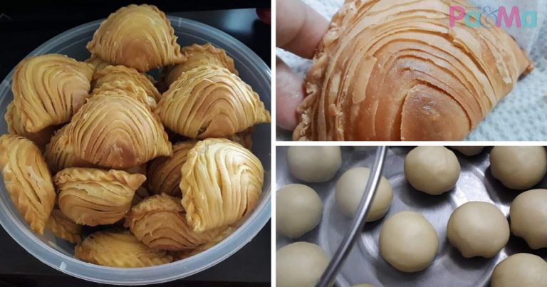 Punyalah Rangup Karipap Pusing Ni, Nak Buat Pun Senang, Inti Padu!
