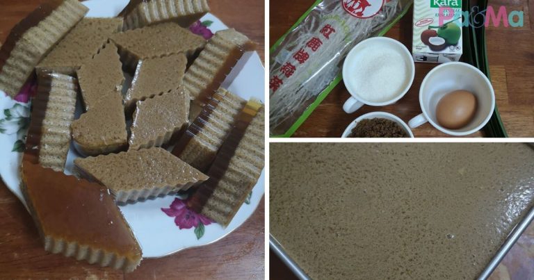 Agar-Agar Gula Merah Santan Legend, Sukatan Tepat & Lembut, Senangnya Nak Buat!