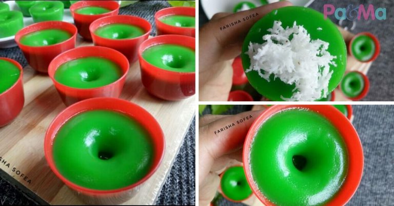 Kuih Lompang Pandan Wangi Dan Lembut, Mudah Cara Buatnya, Confirm Jadi!