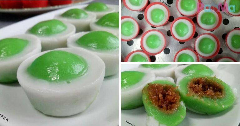 Bukan Koci Tapi Kuih Permata Zamrud, Sedapnya Berlemak, Nak Buat Pun Senang!