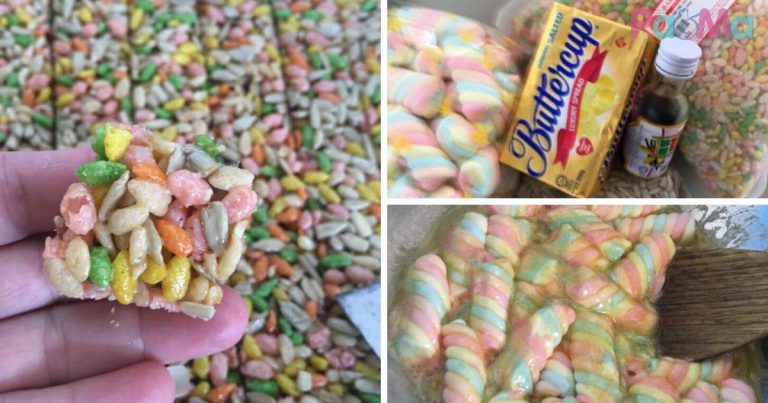 Marshmallow Terlebih Jangan Buang, Buatkan Mix Crunchy Rice Pop Ni, Super Cute!