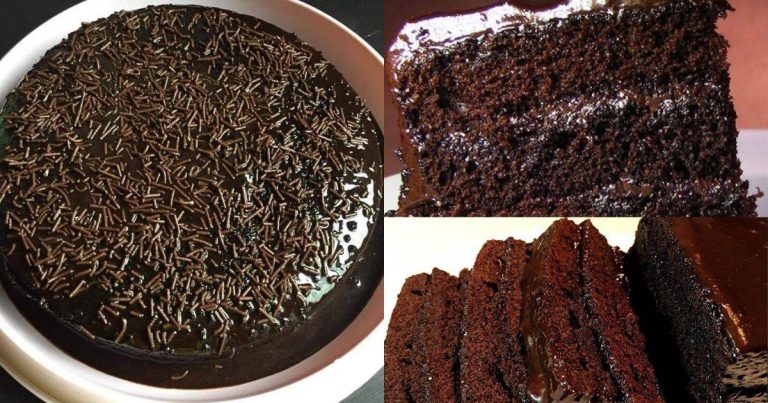 Kek Coklat Moist Leleh. Mewah Dengan Rasa Coklat!