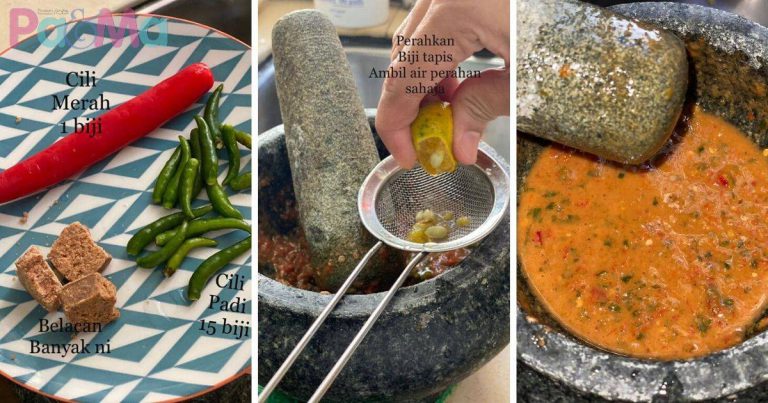 Sambal Belacan Campur Perahan Limau Nipis. Makan  Dengan Nasi Lauk Ikan Goreng, Nikmatnya!