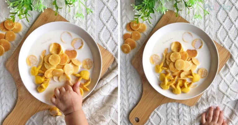 Pancake Cereal Comel Versi Baby. Senang Nak Buat, Anak Pun Teruja Nak Makan!